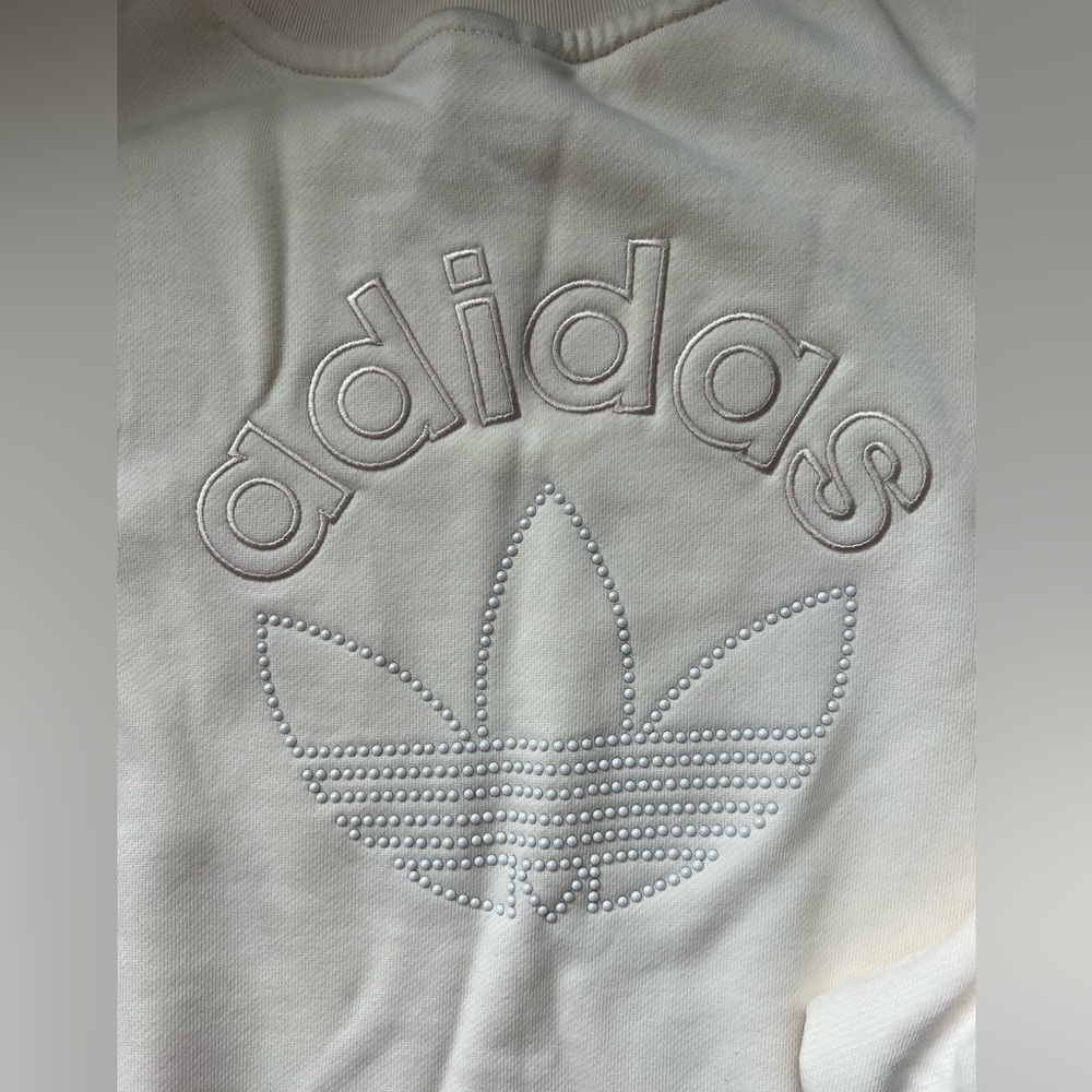 Adidas pullover with pearl detailing. Like new.
